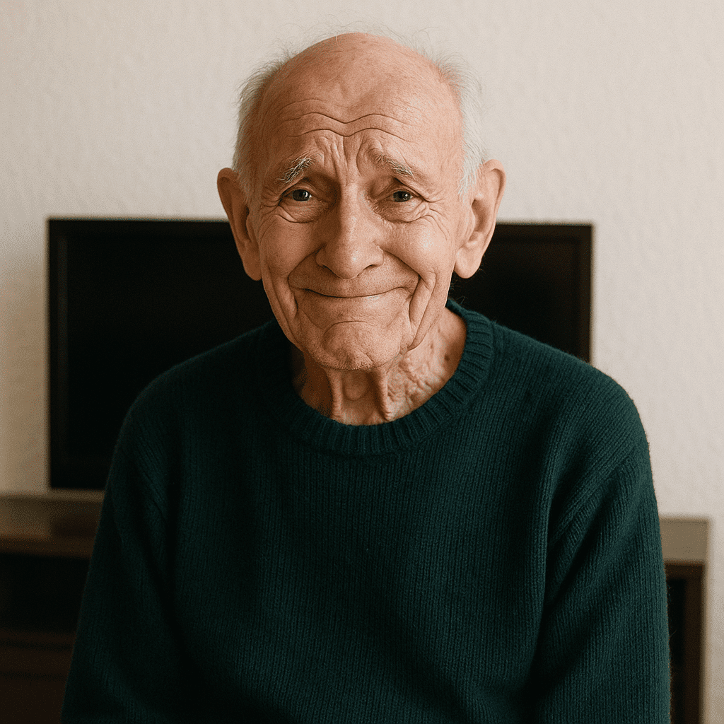 Waldemar (86) hat ein Leben lang gearbeitet. Er hat gespart. Doch Altersarmut kennt keine Gnade. Dank Ihrer Spende konnte er seine Stromrechnung bezahlen und darüber hinaus seinen defekten Fernseher ersetzen.