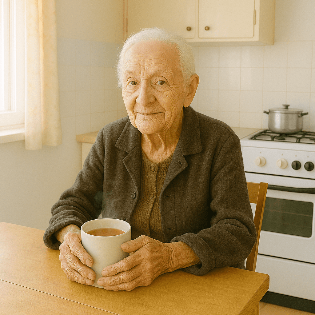 Gisela (83) friert in kalten Monaten die ganze Woche – nur samstags ist es warm, wenn ihre Enkel zu Besuch sind. Ihre Heizkostenhilfe kam gerade rechtzeitig. Jetzt muss sie nicht mehr frieren.